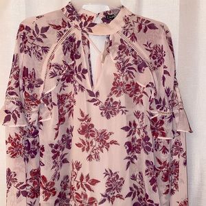 Long Sleeve Floral Dress Shirt